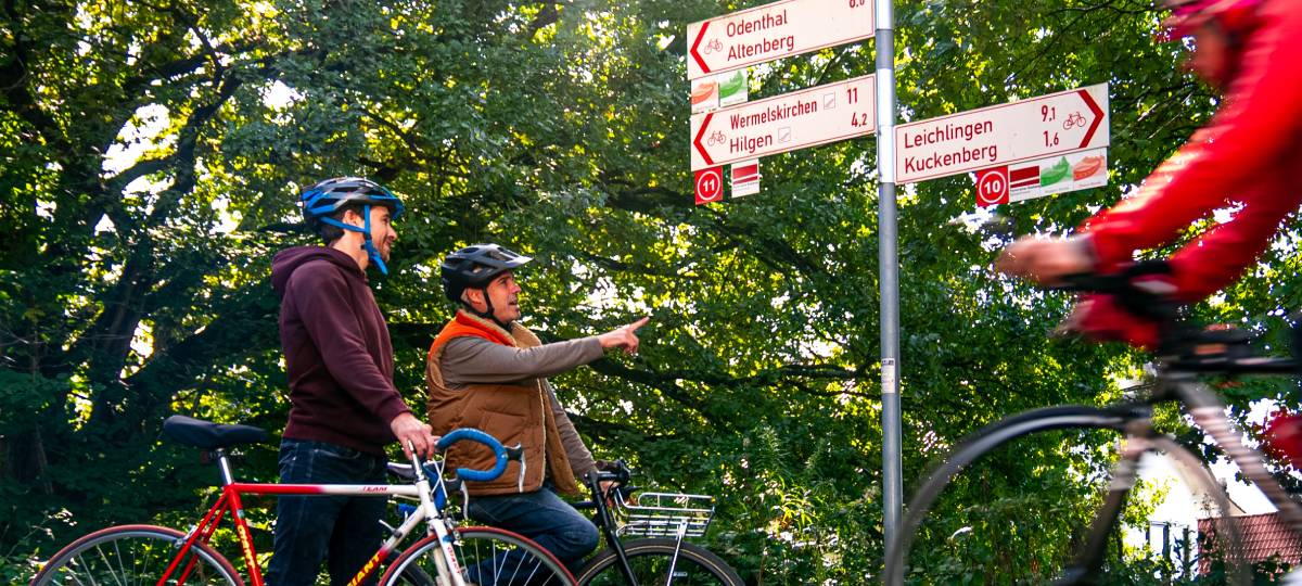 Radtrassen: Polizei und Kommunen werben für Rücksichtnahme