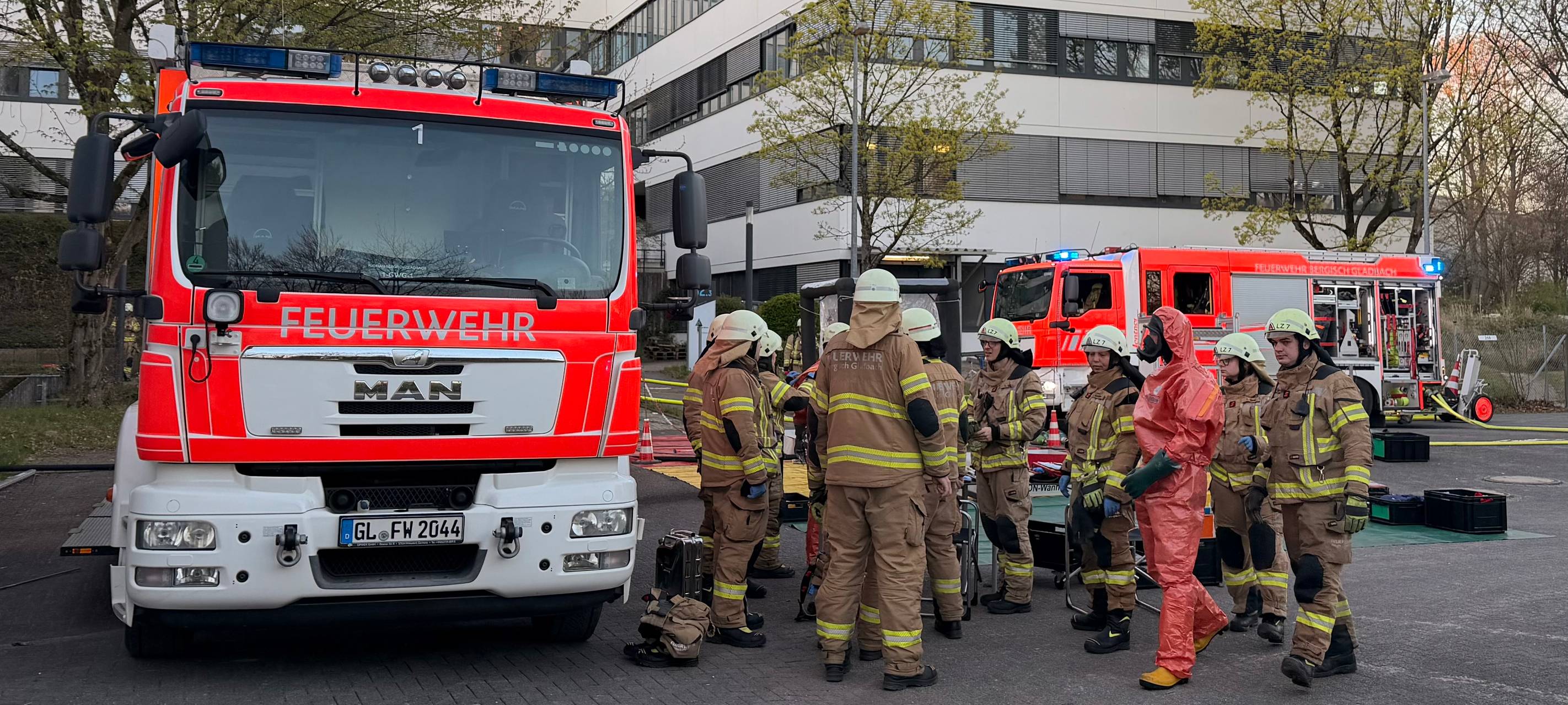 Bergisch Gladbach: Feuerwehr-Einsatz im Technologie-Park