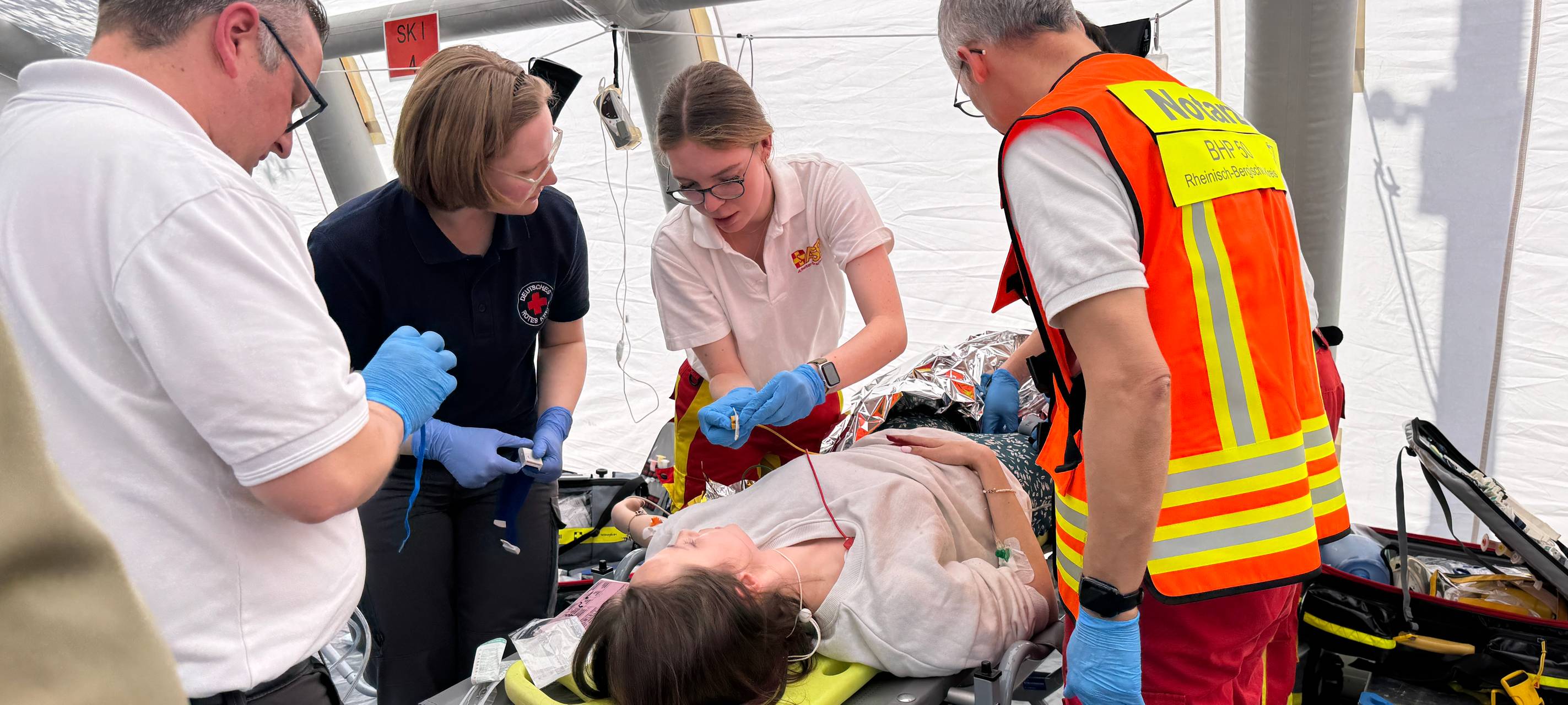 Zwei Großübungen für den Ernstfall
