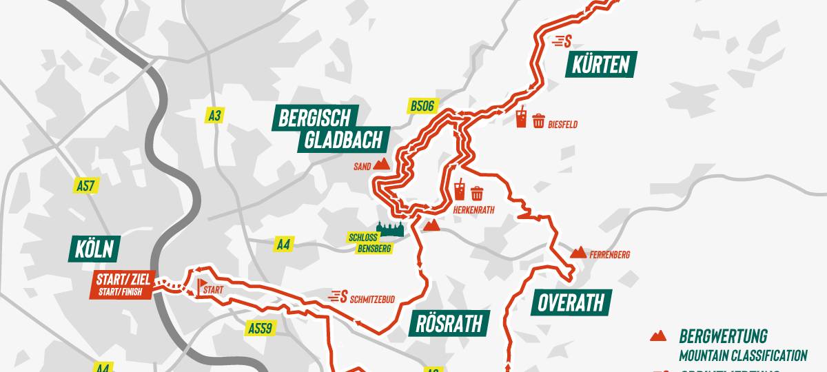 Radio Berg-Sondersendung zum Rad-Klassiker "Rund um Köln"