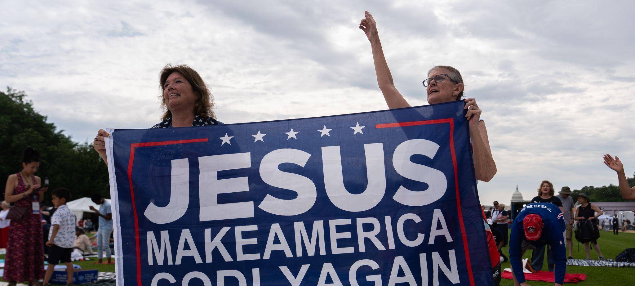 Gebetsveranstaltung konservativer Christen zu 250 Jahre USA