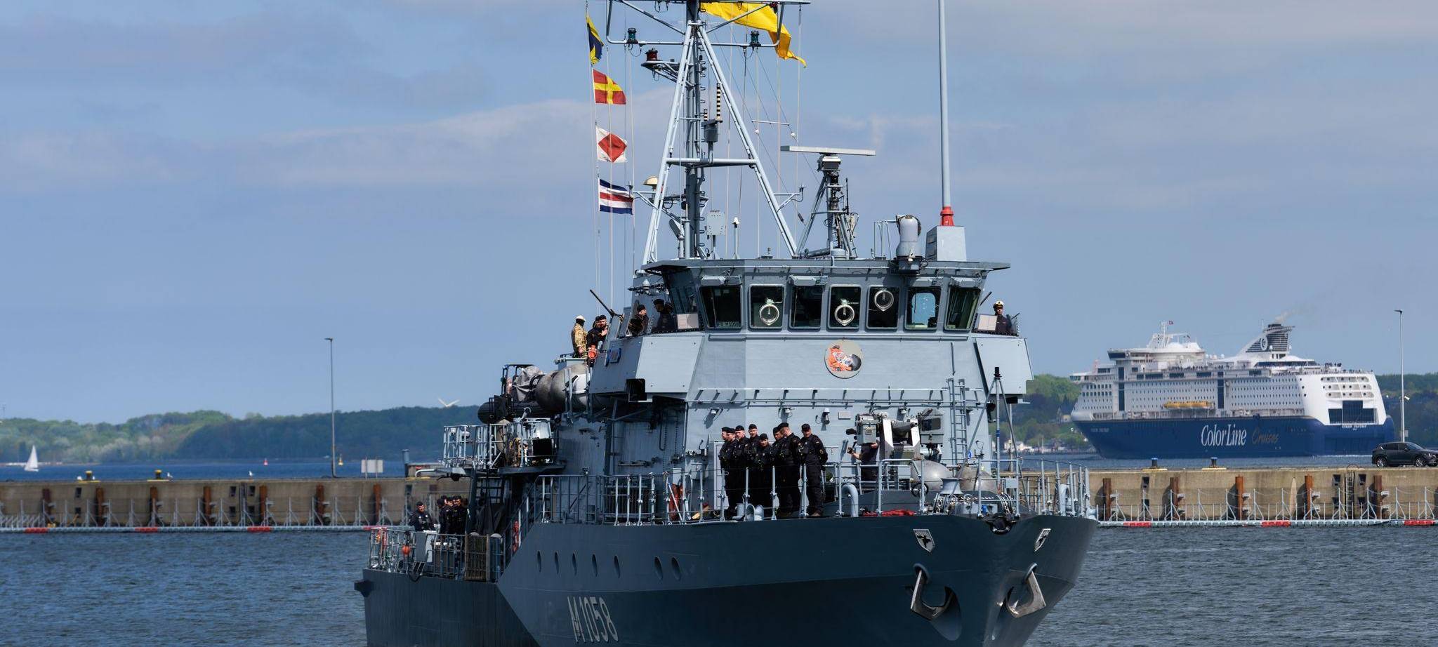 Minenjagdboot Fulda startet zu Einsatz im Mittelmeer