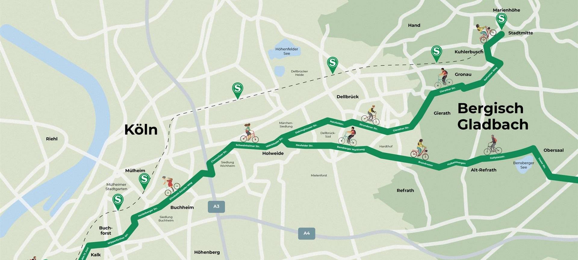 Bergisch Gladbach: Infoveranstaltung zur RadPendlerRoute